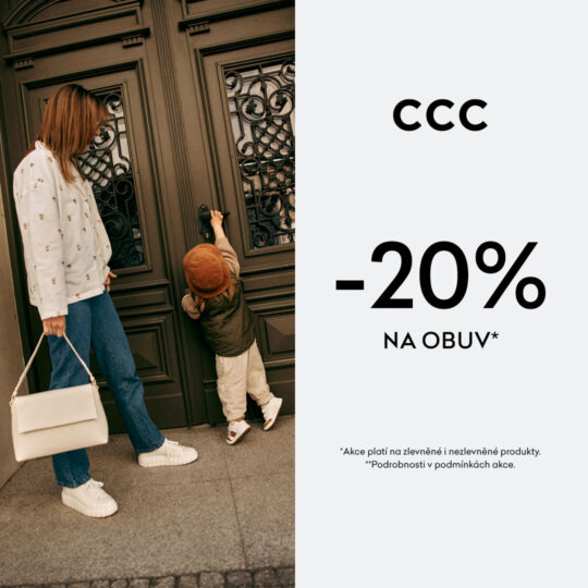 Všechny boty v CCC o 20% levnější!🛍️