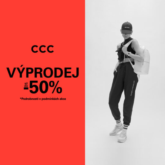 V CCC začíná výprodej až do -50%!