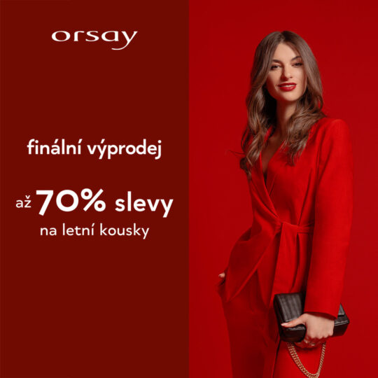 Finální výprodej až se 70% slevou v ORSAY!