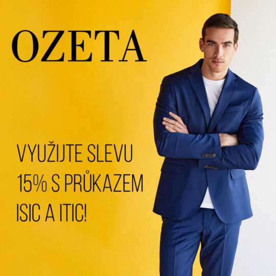 Sleva 15 % s ISIC a ITIC! 🤩