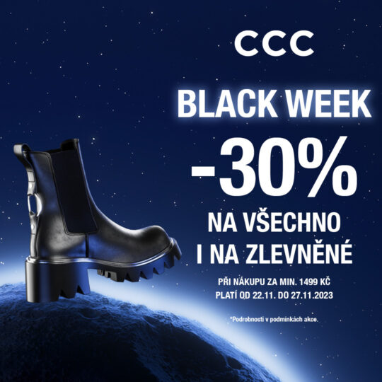 V CCC probíhá BLACK WEEK!