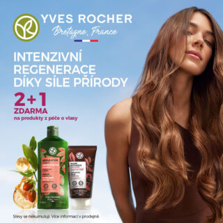 Péče o vlasy 👩‍🦰 od rostlinné kosmetiky Yves Rocher