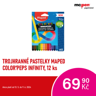 Akce na Trojhranné pastelky Maped Color'Peps Infinity
