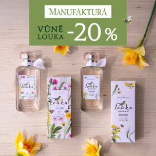 Sleva 20% na vůně Louka